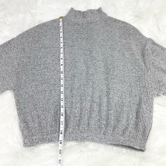 Garage Mock Neck Ribbed Sweater Size Small - Picture 2 of 6